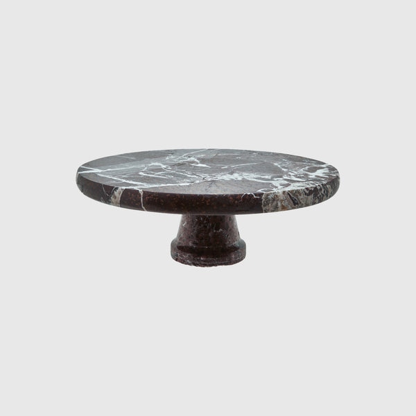 Rosso - Cake Stand - Red Marble