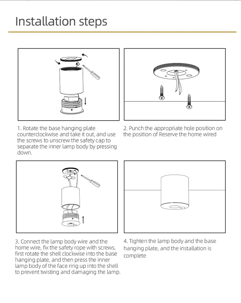 Essence PIR Sensor Surface LED Downlight - White