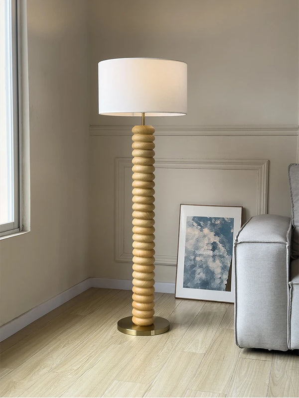 Bianca Floor Lamp - Light Wood