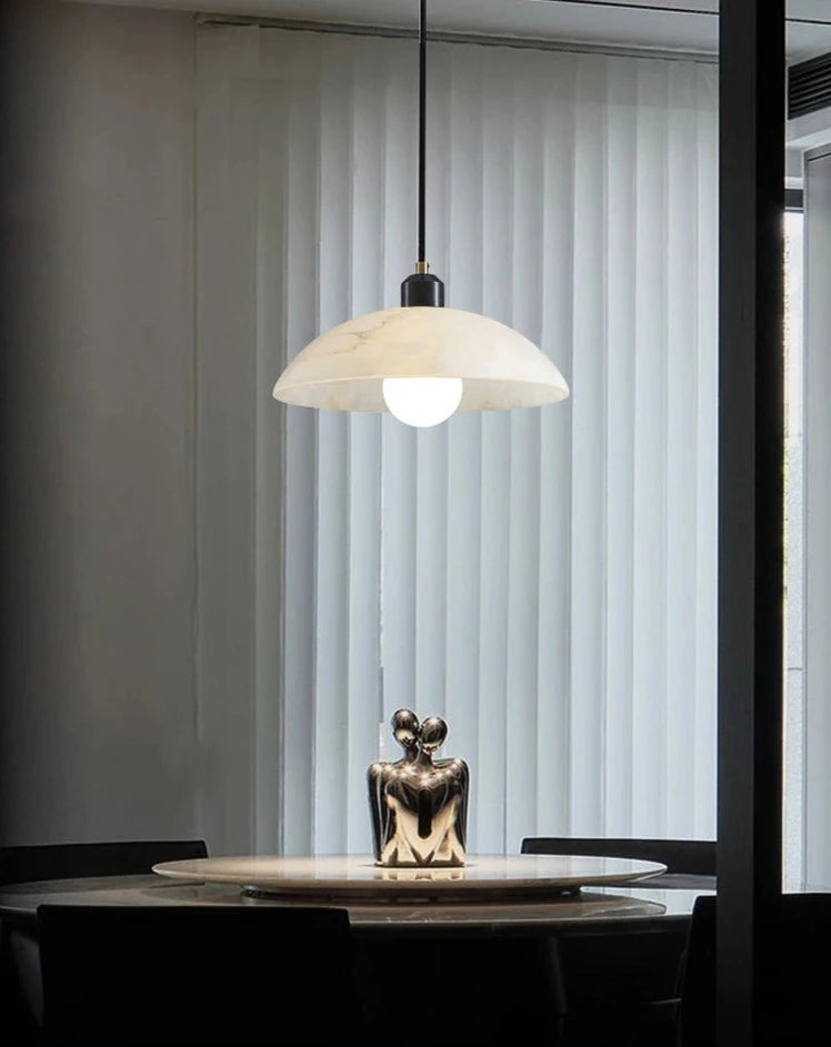 Stefano - Pendant - Alabaster & Black