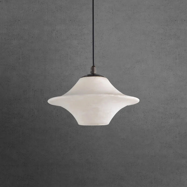 Sella - Pendant - White Marble & Black