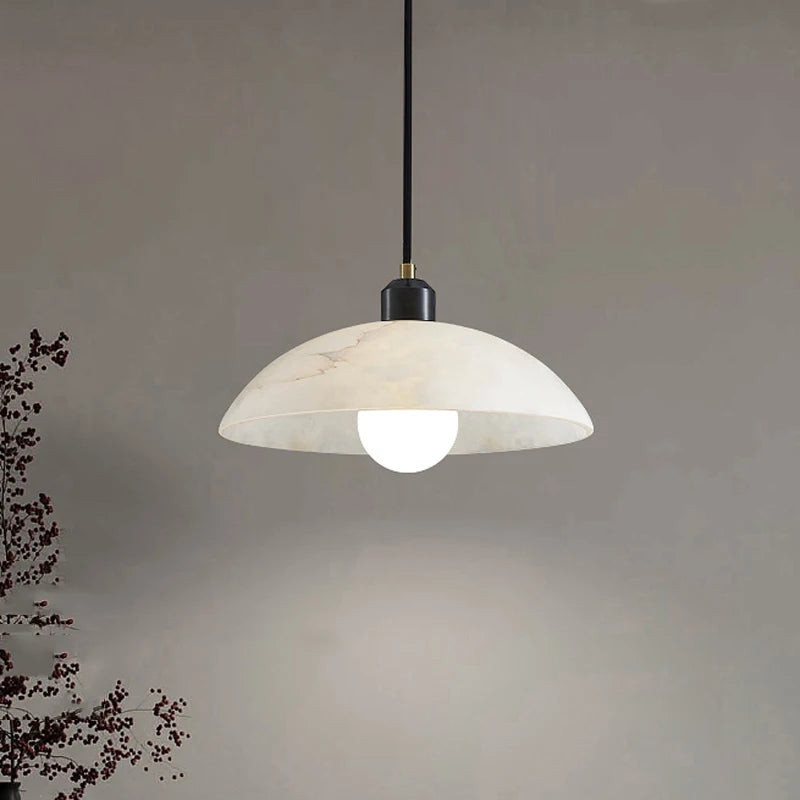 Stefano Pendant - Alabaster & Black