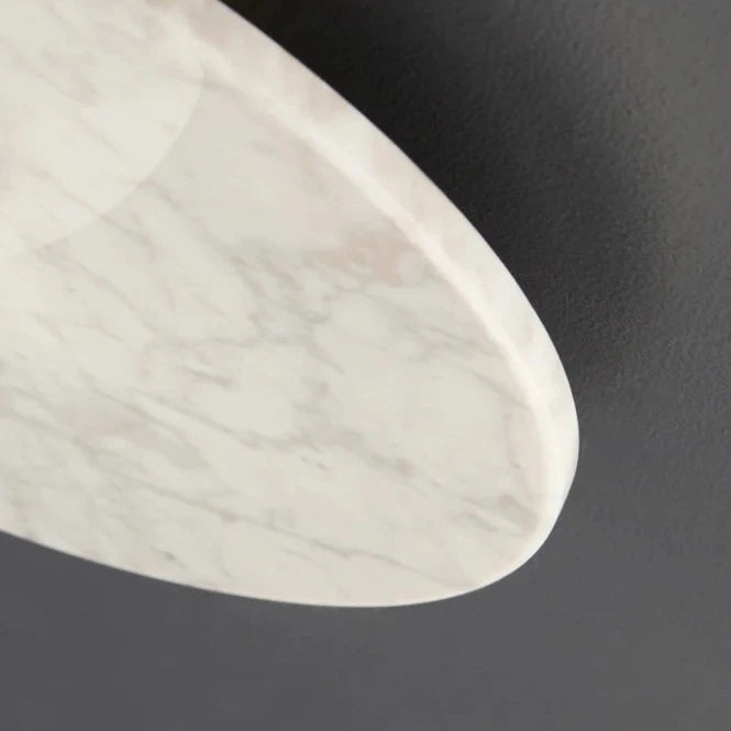 Davide Flush Mount - White Marble