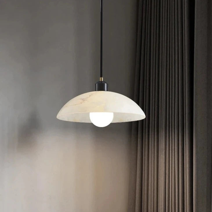 Stefano - Pendant - Alabaster & Black