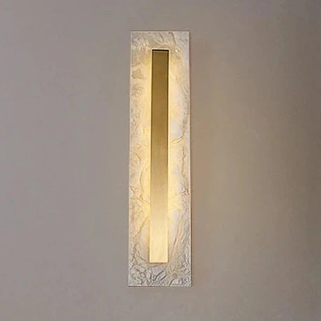 Isaac Wall Light - Alabaster & Gold