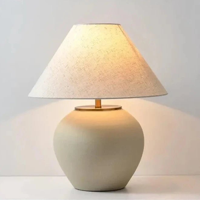 Andrea Table Lamp - White