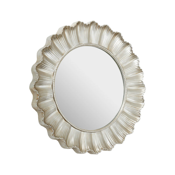 Scalloped Wall Mirror - Champagne