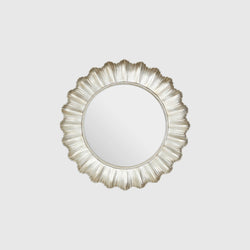 Scalloped Wall Mirror - Champagne