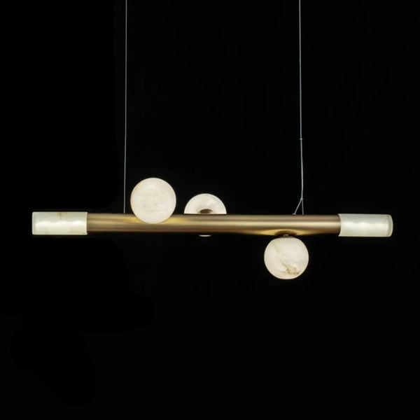 Giorgio - Chandelier - Alabaster & Gold