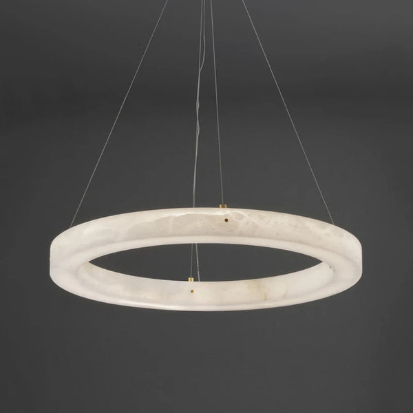 Alessandro Chandelier - Alabaster & Gold