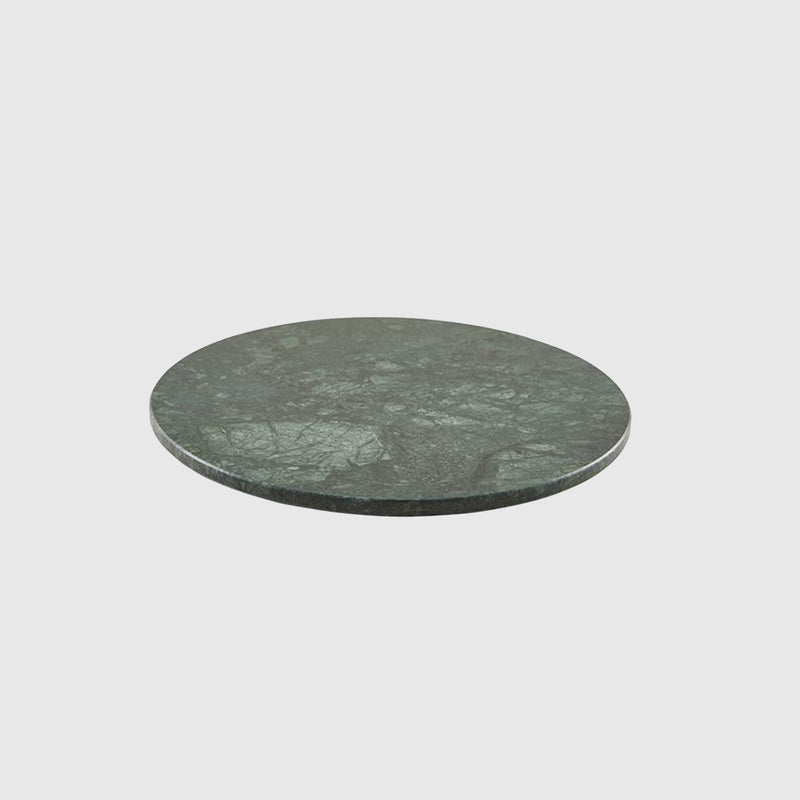 Penelope - Green Marble Round Tray - Large