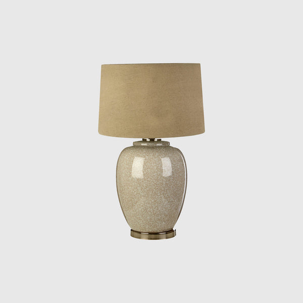 Yannick - Table Lamp - Ceramic & Linen Shade