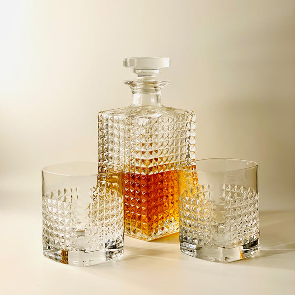 Eric - Crystal Glass Decanter - Munde Home